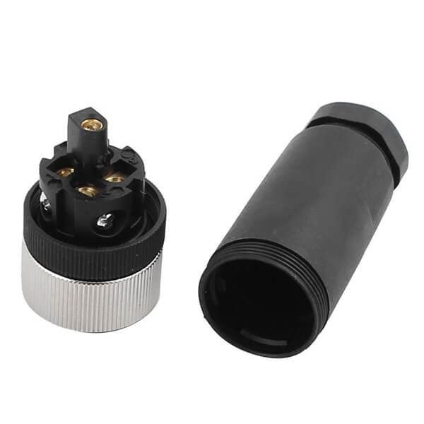 10pcs M12 Female 5Pin A-Code Field Installable Screw Termination Unshield