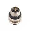 10pcs M12 Male 4Pin B-code Solder Contacts Panel front Mount Connector view 3