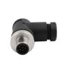 10pcs M12 Male 8Pins Cable Mount Connector Right Angle Assembly Cable Plug view 2
