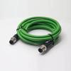 keisnoaja Industrial M12 D Code Cable 4Pin Plug Male to Male Straight 3M Extension Cable AWG22 view 4