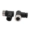 2PCS M12 Female Right-Angle Field-Attachable Connector, A-Coding 5 pin view 2