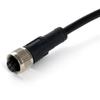 10pcs M12 Extension Cable 5Pin Female A-Coding Straight Connector Shielded Molded Cable 1M AWG22 with CNC Screw view 1
