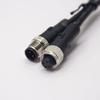 keisnoaja M12 Male to Female Cable 180 Degree A Code 4 Pin Cordset 1M AWG22 for Industrial Automation view 1