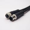 keisnoaja M12 Male to Female Cable 180 Degree A Code 4 Pin Cordset 1M AWG22 for Industrial Automation view 3