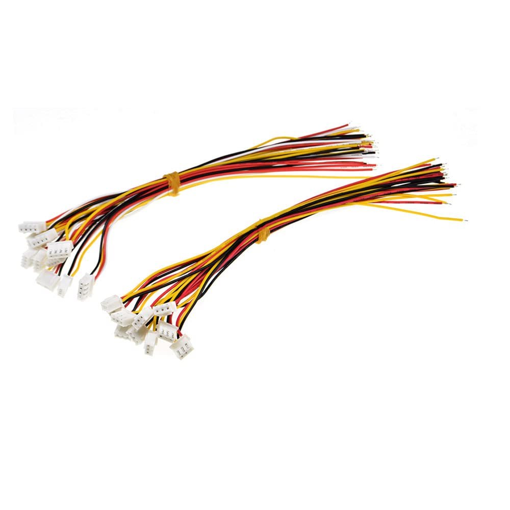 10pcs Male plug connector wire cable,2.54MM 100MM,12P