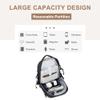 17.3 inch Laptop Backpack for Men & Women, Hard Shell Business Work Bag Large Capacity Handbag with USB Charging Port (Blue) view 4