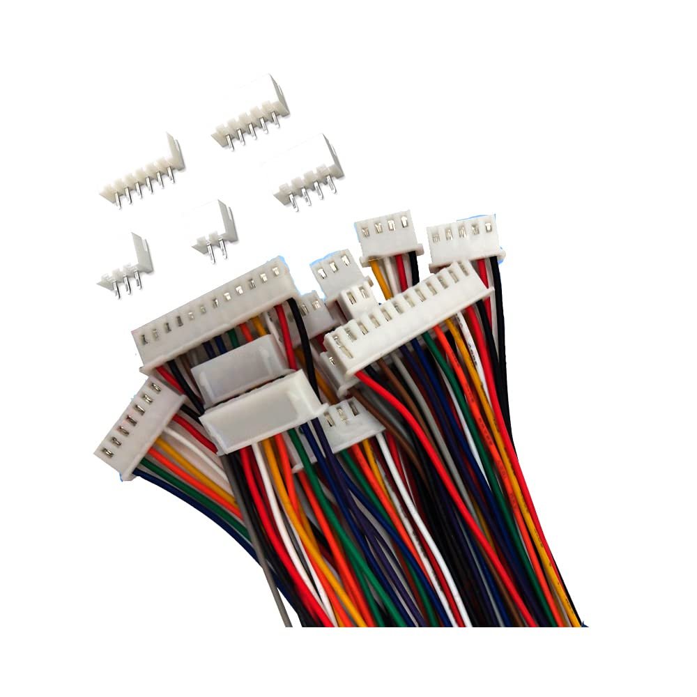 10pcs 20cm 2.54mm Pitch Wire Cable Connector Male Female Plug Socket,10P