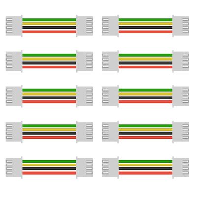 10PCS 20cm Assembly Harness Cable with Double Side Male,Same Direction,1.25mm Pitch 9P