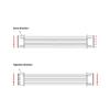 10PCS 20cm Assembly Harness Cable with Double Side Male,Same Direction,1.25mm Pitch 9P view 3