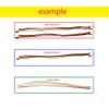 10PCS 20cm Assembly Harness Cable with Double Side Male,Same Direction,1.25mm Pitch 9P view 4