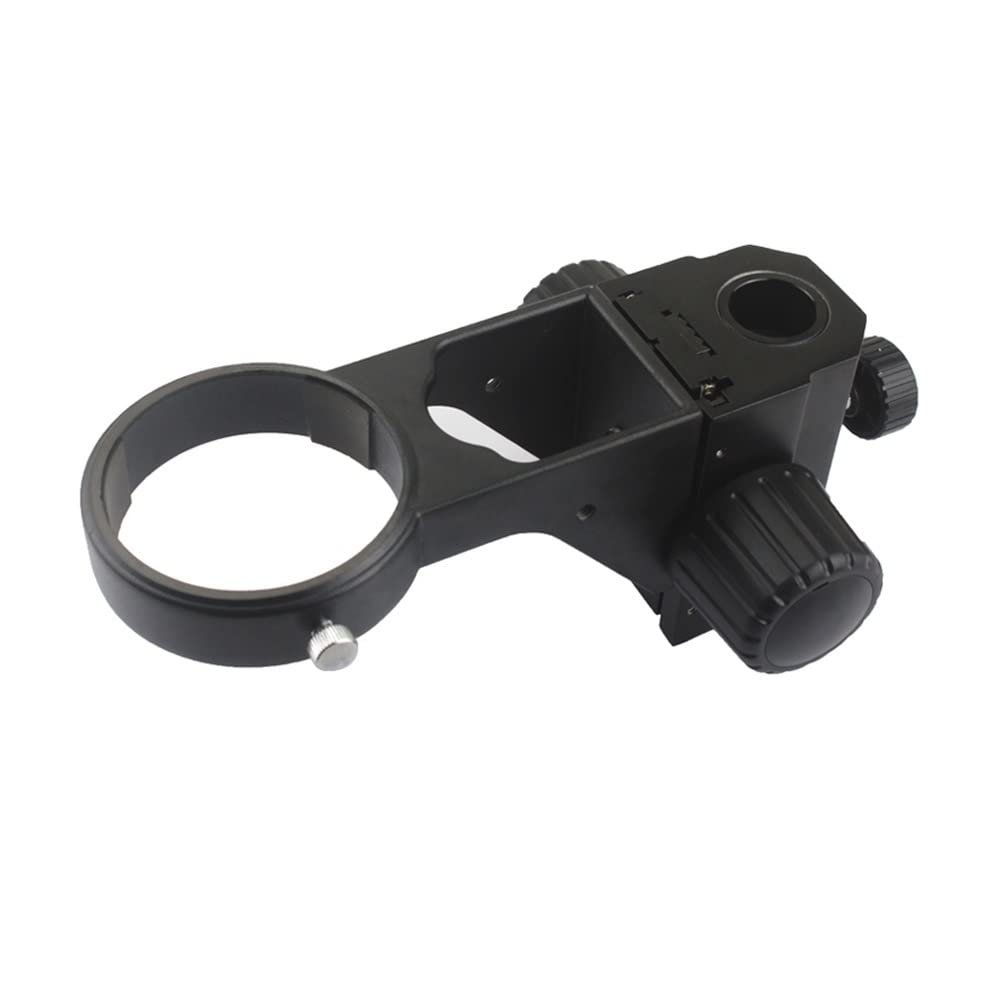 Stereo Microscope Heavy Gear Ring Adjustable 76mm Stereo Microscope Lens Stand Gear Ring Holder Mount Arm Support (Color : 32mm Black)