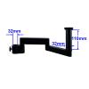 Articulating Arm Stand Rotatable for Trinocular Stereo Zoom Microscope Focus Microscope Camera Repair Tools (Color : 32mm Arm) view 2