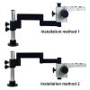 Articulating Arm Stand Rotatable for Trinocular Stereo Zoom Microscope Focus Microscope Camera Repair Tools (Color : 32mm Arm) view 3