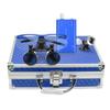 MrHugoo Portalbe 2.5X 420mm Optical Glass Binocular Loupes with 1W LED Head Light and Aluminum Box (Blue) view 1
