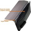 Broonel Leather Graphics Tablet Folio Case - Compatible with Huion 4 x 2.23 Inches OSU Tablet Graphics Drawing Pen Tablet view 3