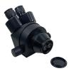 7X-45X 3.5X-90X Simul-Focal Trinocular Microscope Zoom Stereo Microscope Head 0.5X WF10X/20MM Eyepiece Auxiliary Objective Lens (Color : 3.5X-45X BK) view 3