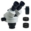 7X-45X 3.5X-90X Simul-Focal Trinocular Microscope Zoom Stereo Microscope Head 0.5X WF10X/20MM Eyepiece Auxiliary Objective Lens (Color : 3.5X-90X WH) view 1