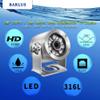 Barlus HD Aquarium POE Underwater IP Camera Marine 316L Stainless Steel 2592 * 1944 CMOS 2.8mm Lens with Fill Light IP68 Waterproof Camera with 164ft Cable view 2