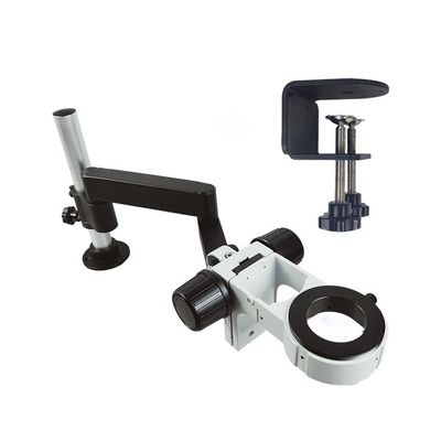 Microscope Articulating Arm Rotatable Universal Clamp Stand Phone Repair Tools (Color : 50mm Wh with Clamp)