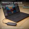 SanDisk Professional 4TB PRO-G40 SSD - Up to 3000MB/s, Thunderbolt 3 (40Gbps), USB-C (10Gbps), IP68 dust/Water Resistance, External Solid State Drive - SDPS31H-004T-GBCND view 2