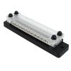 Terminal Power Distribution Block Bus Bar, 28 Terminals DC 12-48V AC 110-300V Marine Terminal Block, Battery Terminal Distribution Block Battery Bus Bar for Car Boat Marine view 1