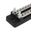 Terminal Power Distribution Block Bus Bar, 28 Terminals DC 12-48V AC 110-300V Marine Terminal Block, Battery Terminal Distribution Block Battery Bus Bar for Car Boat Marine view 4