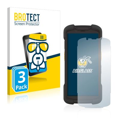 brotect Glass Screen Protector Film Compatible with Zebra TC73/ TC78 (3 Pack) - Glass-Foil 9H Protection [Scratch Resistant, High Clarity]