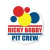 3" Funny Ricky Bobby Pit Crew Classic Laminated Laptop Sticker Red Blue Bread Funny Comedic Classic nostalgic movie art use for tumblers, laptops kindle tablet view 1