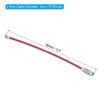 PATIKIL 6 Inch Length Wire Keychain Cable, 10 Pack Stainless Steel Key Ring Loop for Outdoor Hiking Sport, Rose Red view 2