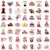 100Pcs Technoblades Game Pink Pig Cute Vinyl Cartoon Stickers for Water Bottles Laptop Phone Journaling for Birthday Party Supplies Halloween Decoration Favors view 3