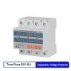 BEFIA Over & Under Voltage Protector 380V 63A Adjustable Dual Digital Din Rail Relay Surge Limit Over Current Protection Three-Phase view 3