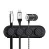 Magnetic Cable Holder/Cable Organiser - 4 Clip Magnetic Cord Keeper, Desktop Organiser, Cable Holder for Cars view 2