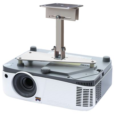 PCMD, LLC. Projector Ceiling Mount Compatible with ViewSonic LS560HDH LS560W LS560WH PA504W with Lateral Shift Coupling (10-Inch Extension)