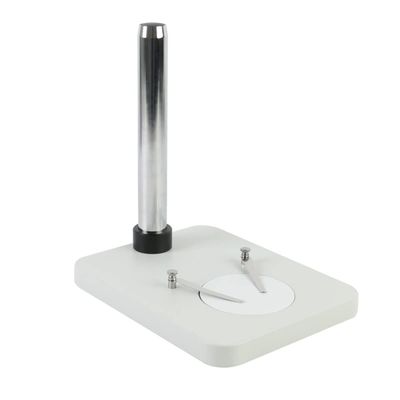 JUIYU Microscope Accessories Kit Metal Pillar Table Stand 25.5MM*20MM Prop for Industrial Stereo Microscope Microscope Slides (Color : White)