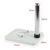 JUIYU Microscope Accessories Kit Metal Pillar Table Stand 25.5MM*20MM Prop for Industrial Stereo Microscope Microscope Slides (Color : White) view 2