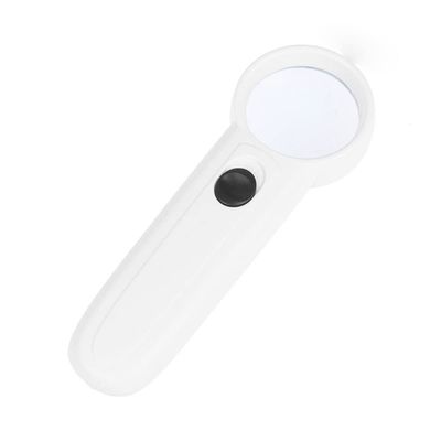 JUIYU Microscope Accessories Kit 45X 3LED Magnifying Glass Lens Handheld Loupe Magnifer Microscope Slides (Color : Type B, Size : 15X)