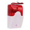 FILFEEL Wired Strobe Siren, Sound Light Alarm, Security Warning Device - Good Insulation, Impact Resistant, Red Flash Light, High Decibel Buzzer (24V) view 1