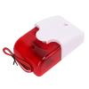 FILFEEL Wired Strobe Siren, Sound Light Alarm, Security Warning Device - Good Insulation, Impact Resistant, Red Flash Light, High Decibel Buzzer (24V) view 2