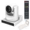 SMTAV PTZ Camera,30X AI Tracking with Zoom Camera with HDMI/SDI/USB3.0/IP Streaming Outputs for Meeting, Church, Events, Teaching(30X Optics Zoom, White) view 1