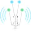 WAVLINK 2025 AC1200 Outdoor Long Range Weatherproof Dual Band WiFi Extender/Wireless Access Point with Outside PoE Powered,Gigabit Port,Supports Router/AP/Repeater Modes for Courtyard,RV,Campsite view 1
