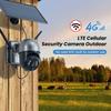 4G Cellular Security Camera Wireless Outdoor Solar Powered with SIM Card, No WiFi Needed, Motion Detection, 2K HD Color Night Vision, Waterproof, 2-Way Audio, Phone Alert, SD Card and Cloud Storage view 2