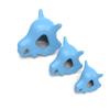 Davitu 15pcs/set Colorful Cubone Skull Beads L 32x28x20mm 20grams M 22x20x17mm S 16x15x12mm - (Color: Blue, Item Diameter: L 32x28x20mm) view 1