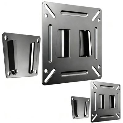 Nuyoah 2 Pack Monitor Wall Mount for 14-27 TVs LED LCD Flat Screen, Small TV Mount for Computer Monitors, RV TV Mount Camper Fixed Low Profile with 100x100 VESA Mount, Hold up 33lbs