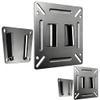 Nuyoah 2 Pack Monitor Wall Mount for 14-27 TVs LED LCD Flat Screen, Small TV Mount for Computer Monitors, RV TV Mount Camper Fixed Low Profile with 100x100 VESA Mount, Hold up 33lbs view 1
