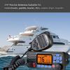 Retevis RA27 Fixed Mount Marine Radio with Antenna, GPS, Waterproof IP67, Triple Watch, DSC, Gain Fiberglass Antenna with Coaxial Feeder 7 Meters, Emergency NOAA Weather, Ship to Shore Radio for Boats view 2
