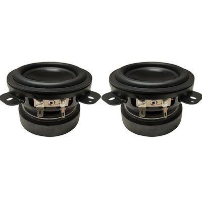 CHOOYO 2PCS 3.5 Inch Full Range Woofers Speaker 4Ohm 20W Treble Mid Subwoofer Speaker Woofer Calm Loudspeaker Home Theater Car Audio