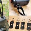 ThtRht 4 Pack Camera Strap Lug Ring Triangle Split Rings Hook with Leather Pad Protector Cover for Fujifilm Canon Nikon Sony Olympus Pentax DSLR Camera Shoulder Straps Harness Crossbody Belt view 2