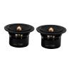CHOOYO 25W 4Ohm Speaker 4 Inch Full Range Sound Speaker Unit Wool Fiber 25mm Core 105mm Square Loudspeaker Anti Magnetic Game Audio 2PC (Color : 2 Pieces-4Ohm) view 1