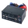 525E 5.25inch Internal CardReader Front Panel USB 3.0 ESATA PC Computer Optical Drive Hub Media Dashboard Card Reader Multifuntion view 1