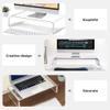 Cabilock Elevate Your Desk Acrylic Monitor Stand for Single Monitor Stand Riser Space-saving Modern Office Accessory view 4